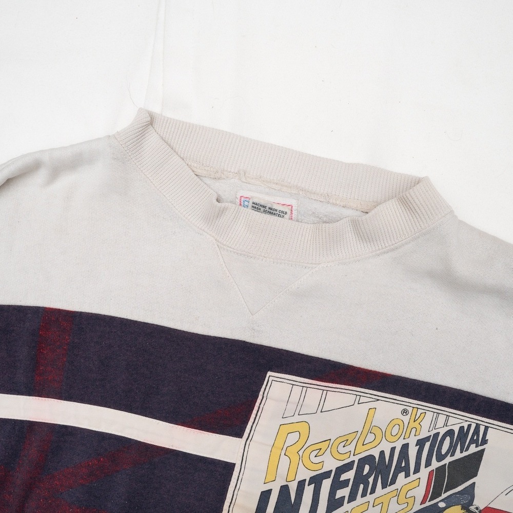 Vintage 80s Reebok Sport Special Edition International Cyclists Sweatshirt L - Picture 9 of 14